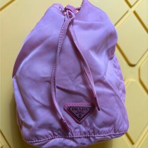 Prada Light Pink Nylon Backpack